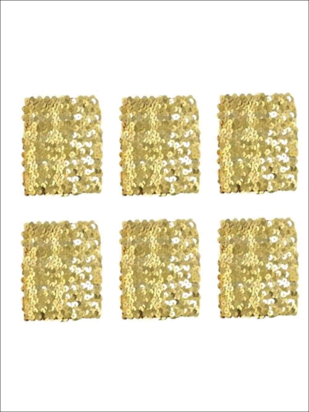 Sequin Wristband Cuffs Elastic Performance Costume Accessories